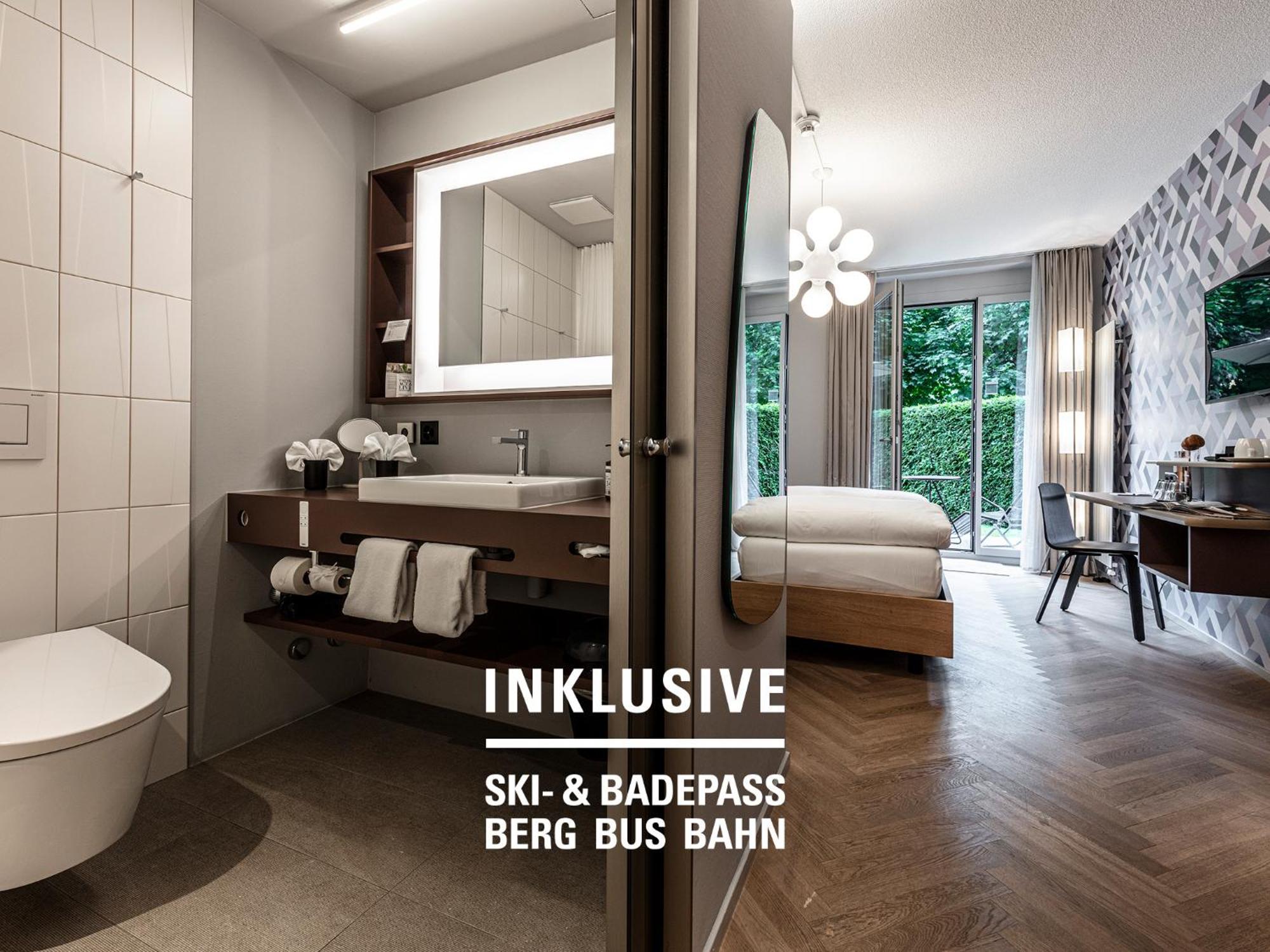 Badehotel Belvair Скуоль Экстерьер фото